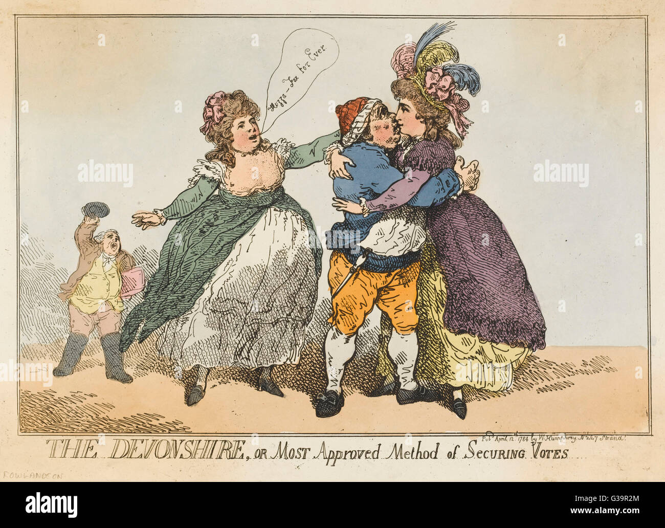 CJ FOX/CARTOON/1784 Stock Photo