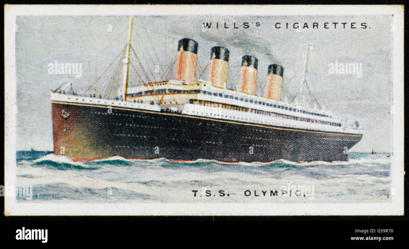 Steamship 'Olympic' Stock Photo