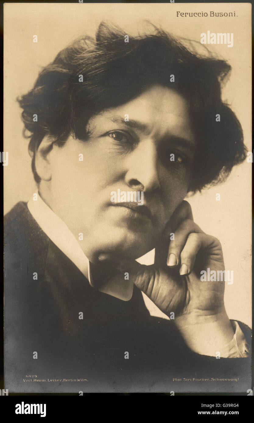 Busoni full hi-res stock photography and images - Alamy