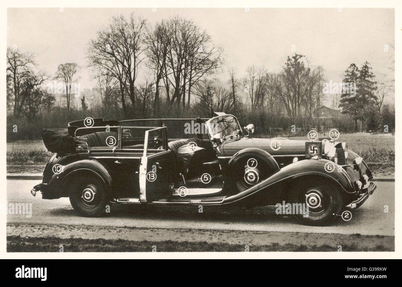 HITLER'S CAR Stock Photo