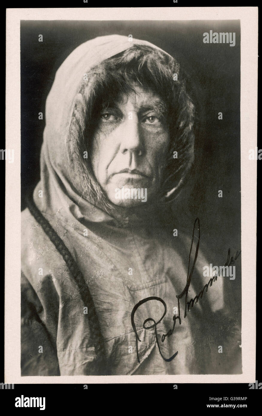ROALD AMUNDSEN  Norwegian explorer, first to  reach the South Pole, but not  the most cheerful of men...      Date: 1872 - 1928 Stock Photo