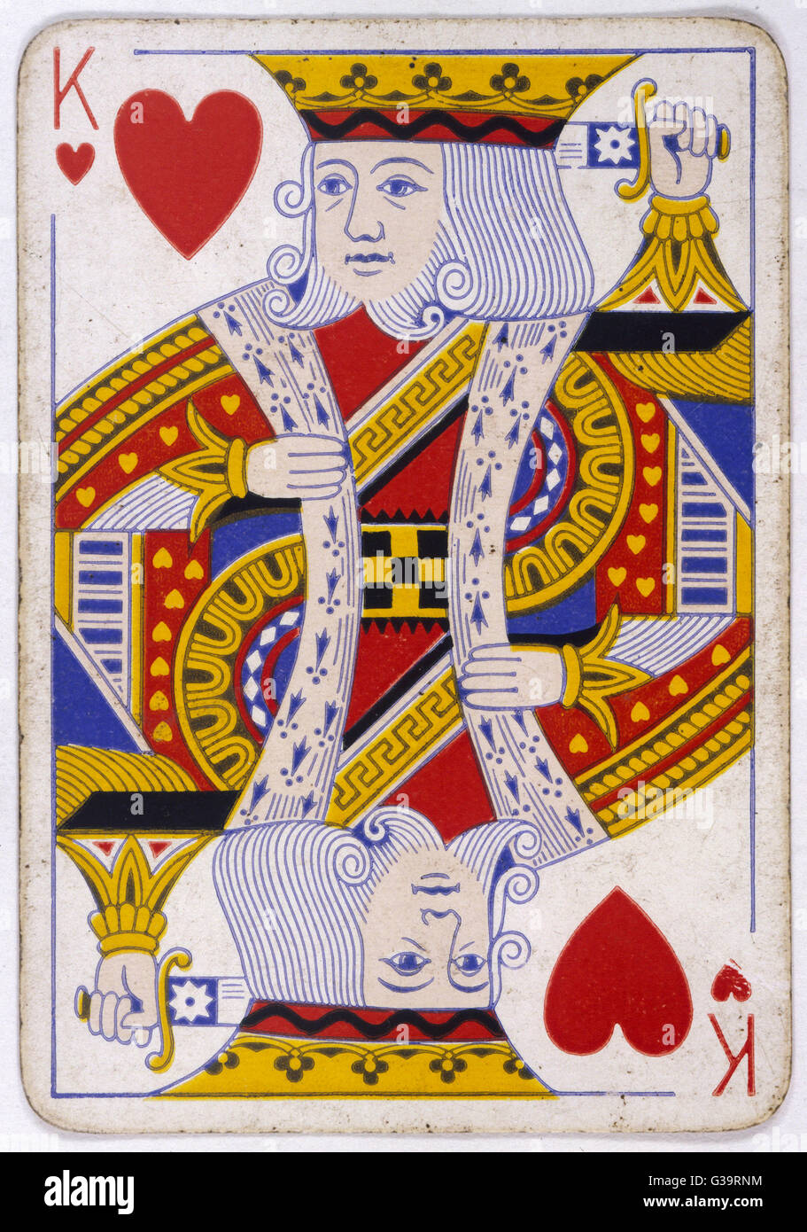 KING OF HEARTS/CARD Stock Photo