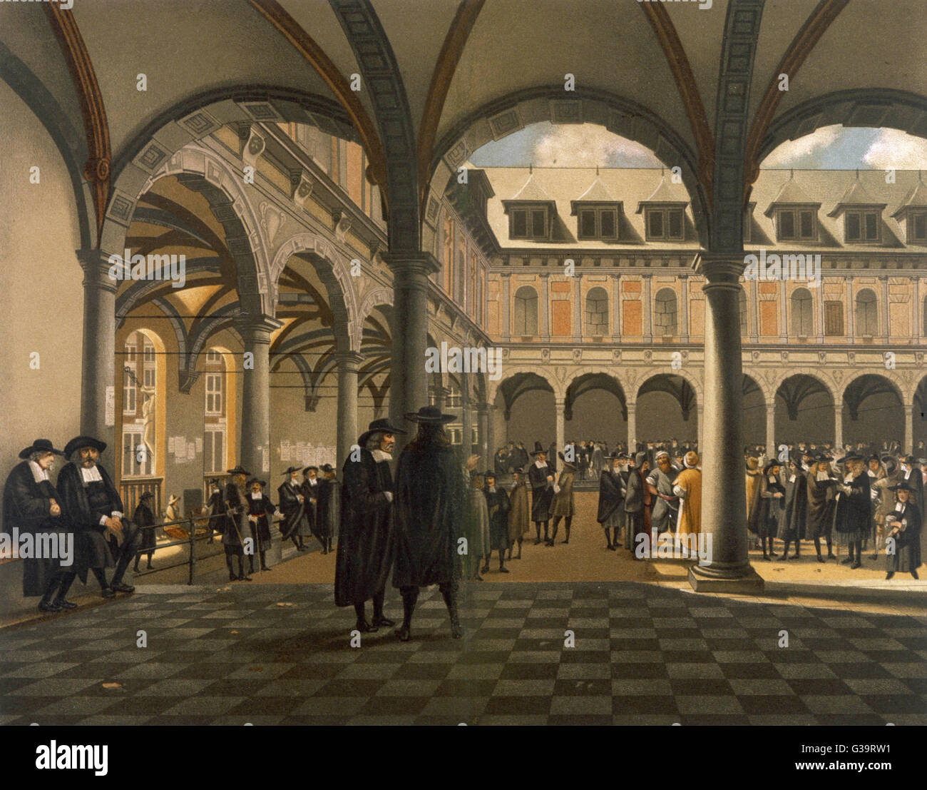 Amsterdam stock exchange 17th century hi-res stock photography and