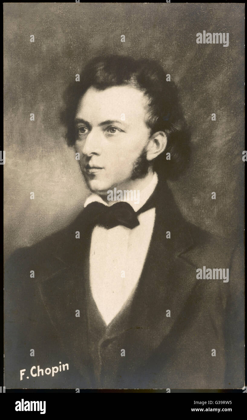 Frederic Chopin - Composer Stock Photo