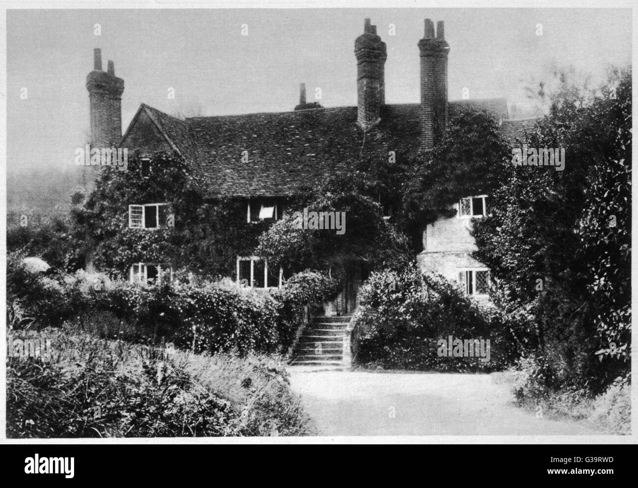 WINSTON CHURCHILL British statesman's home at Hoe Farm, Surrey, where