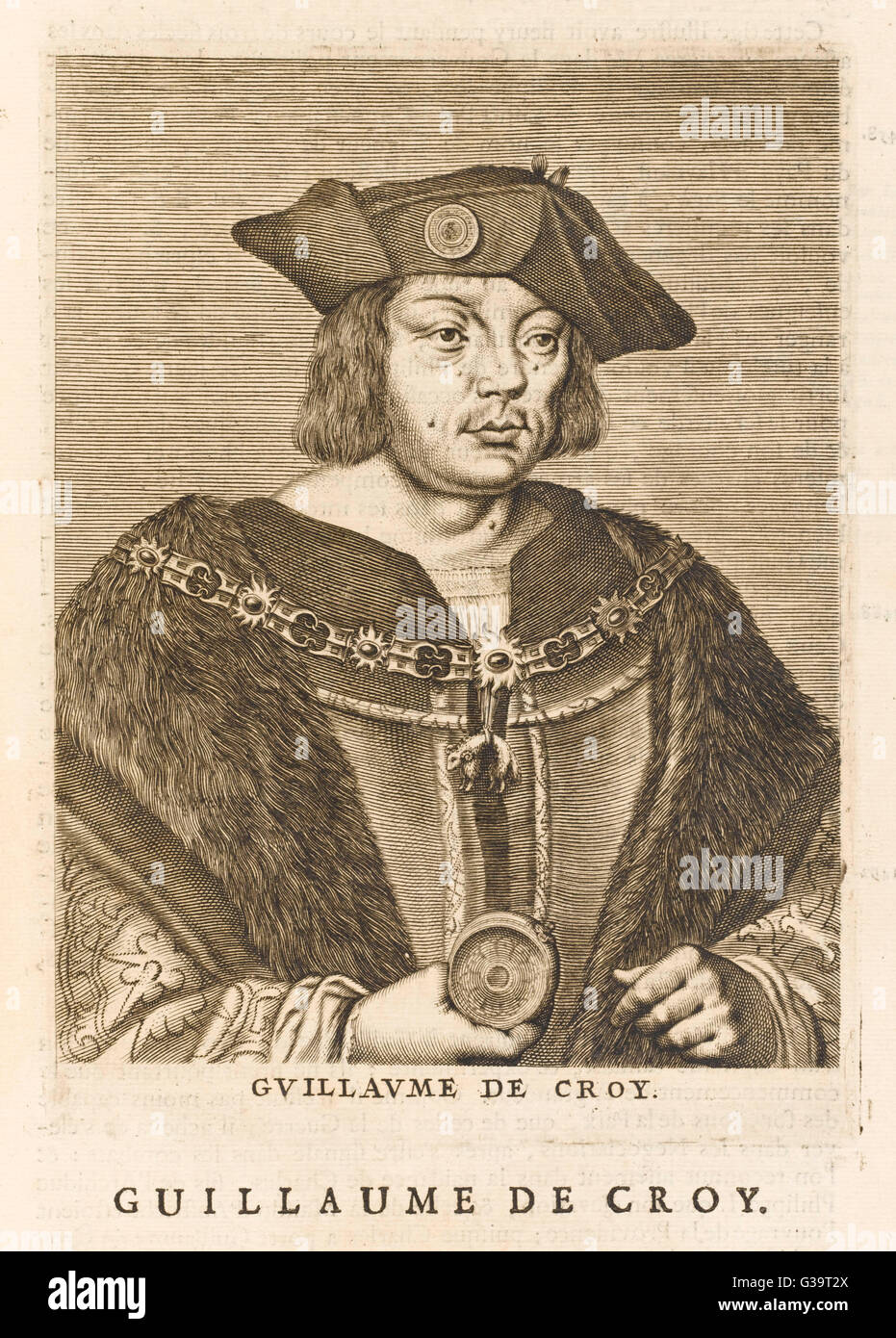 Guillaume de Croy, Lord of Chievres Stock Photo