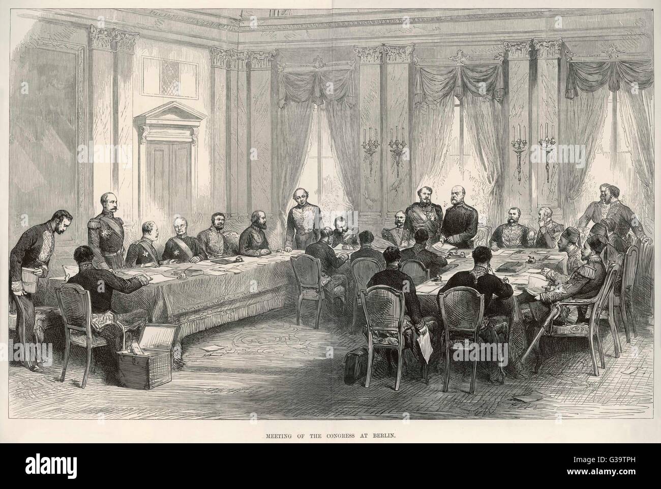 Congress Of Berlin Date June 1878 Stock Photo Alamy