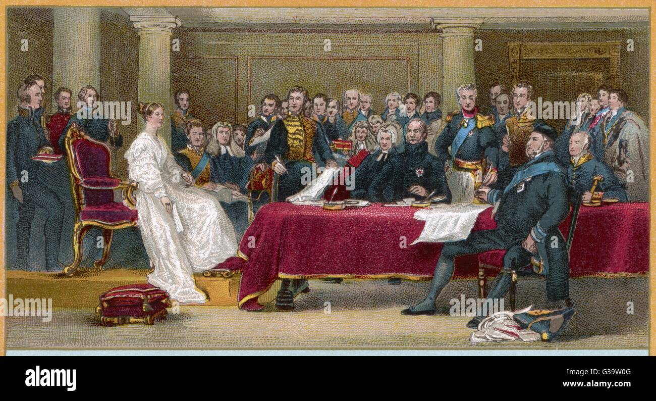 Queen victoria first council hires stock photography and images Alamy