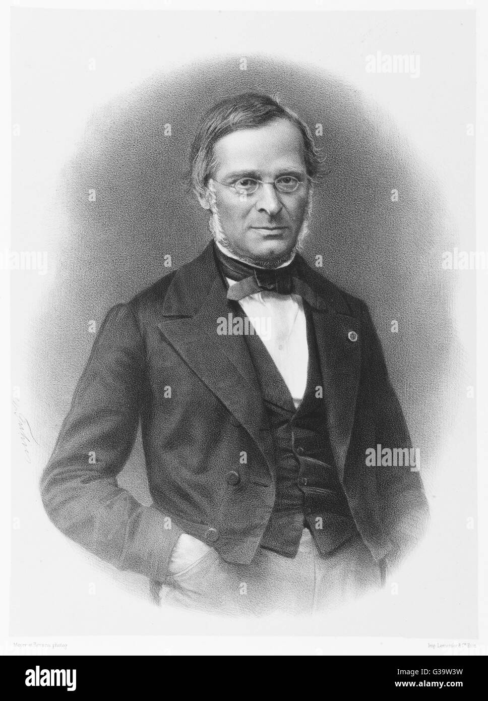 ADOLPHE FRANCK  French philosophical writer        Date: 1809 - 1893 Stock Photo