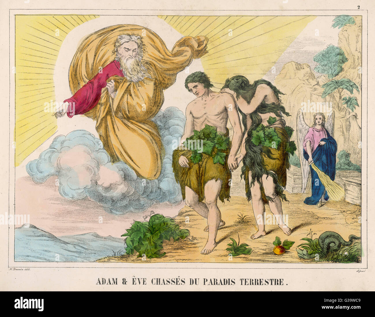 God and adam and eve hi-res stock photography and images - Alamy