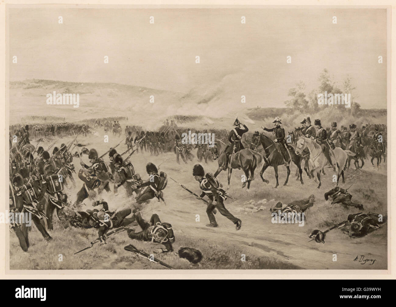Battle of the Alma 1854 Stock Photo