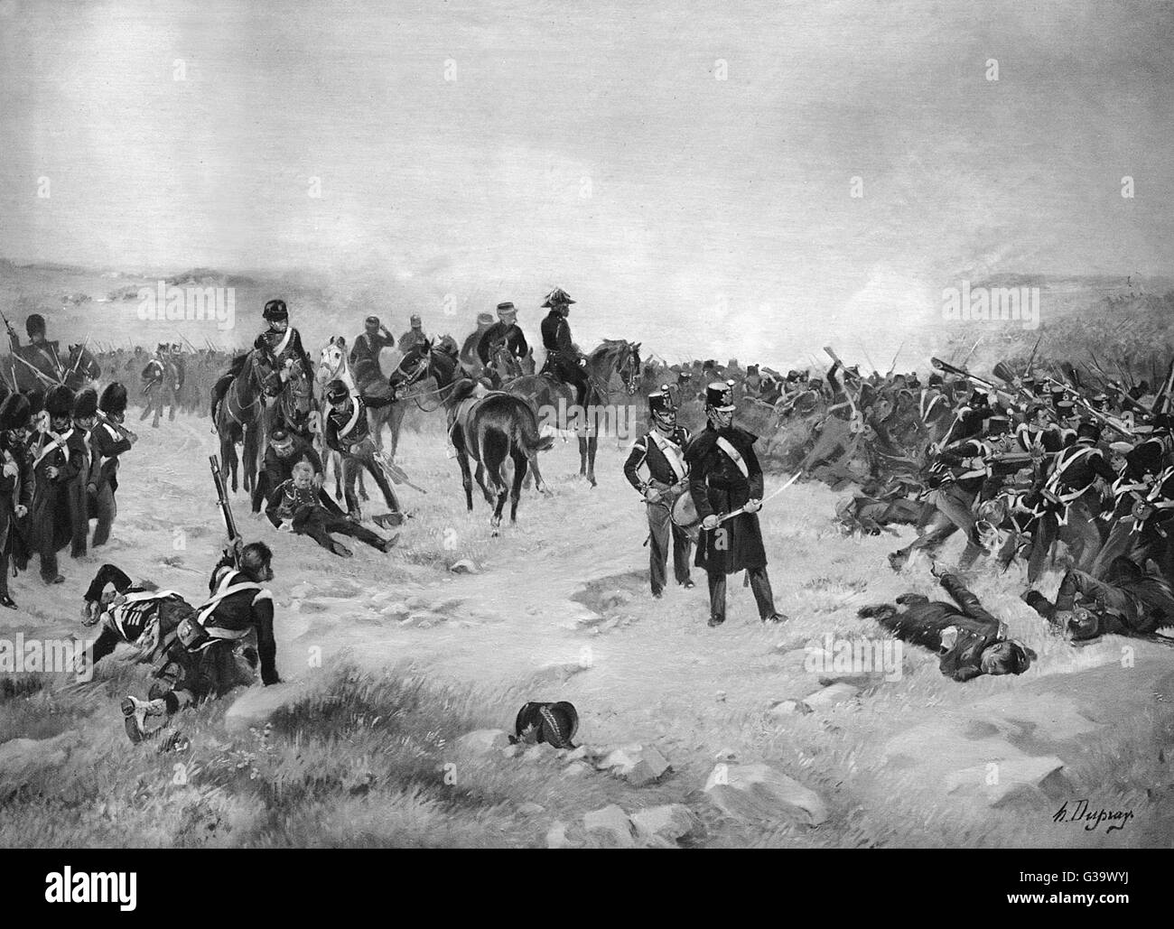 Battle of Inkerman 1854 Stock Photo