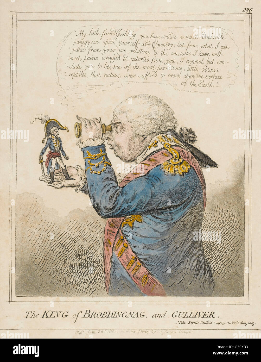 Napolean Charactures Caricatures napoleon hi-res stock photography and images - Alamy