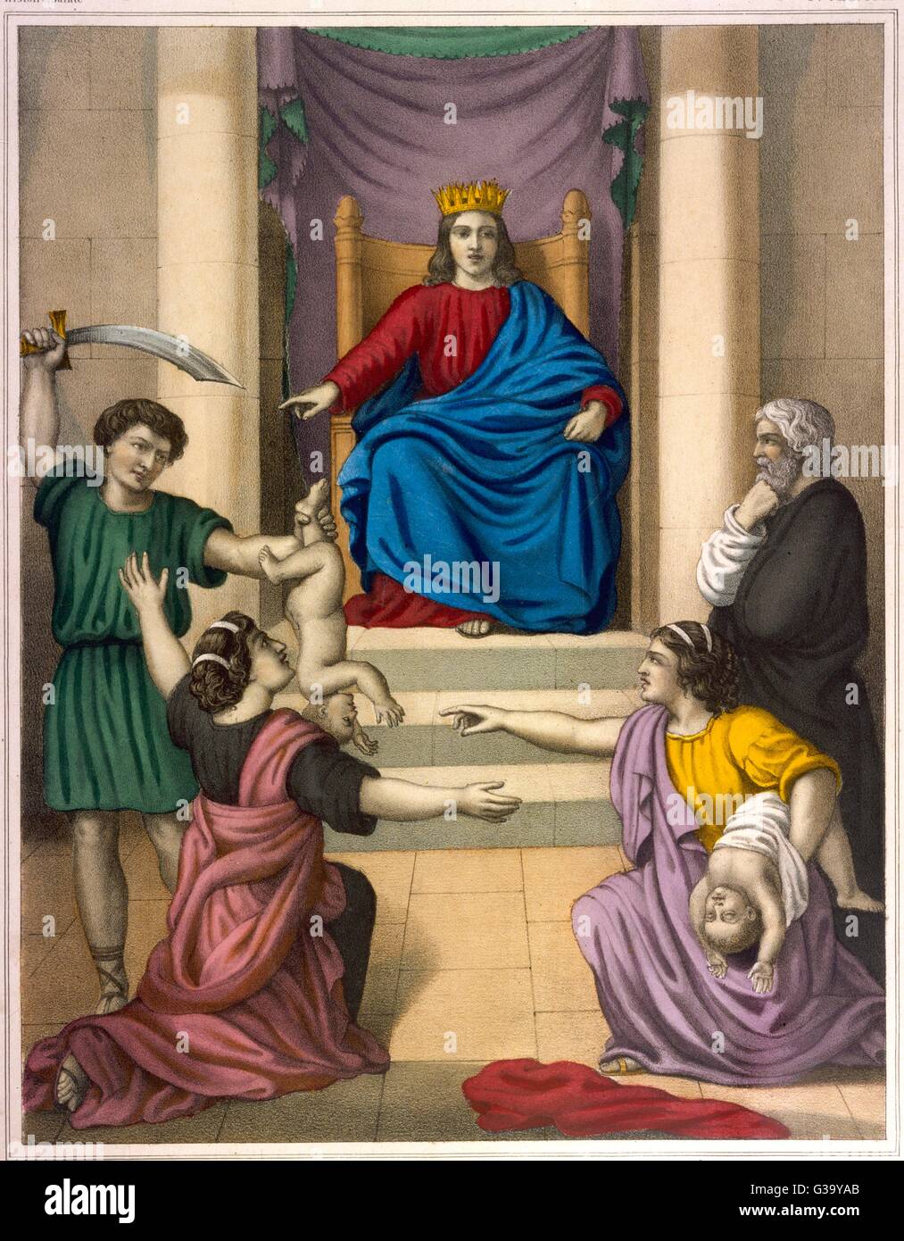 The judgment of solomon hi-res stock photography and images - Alamy