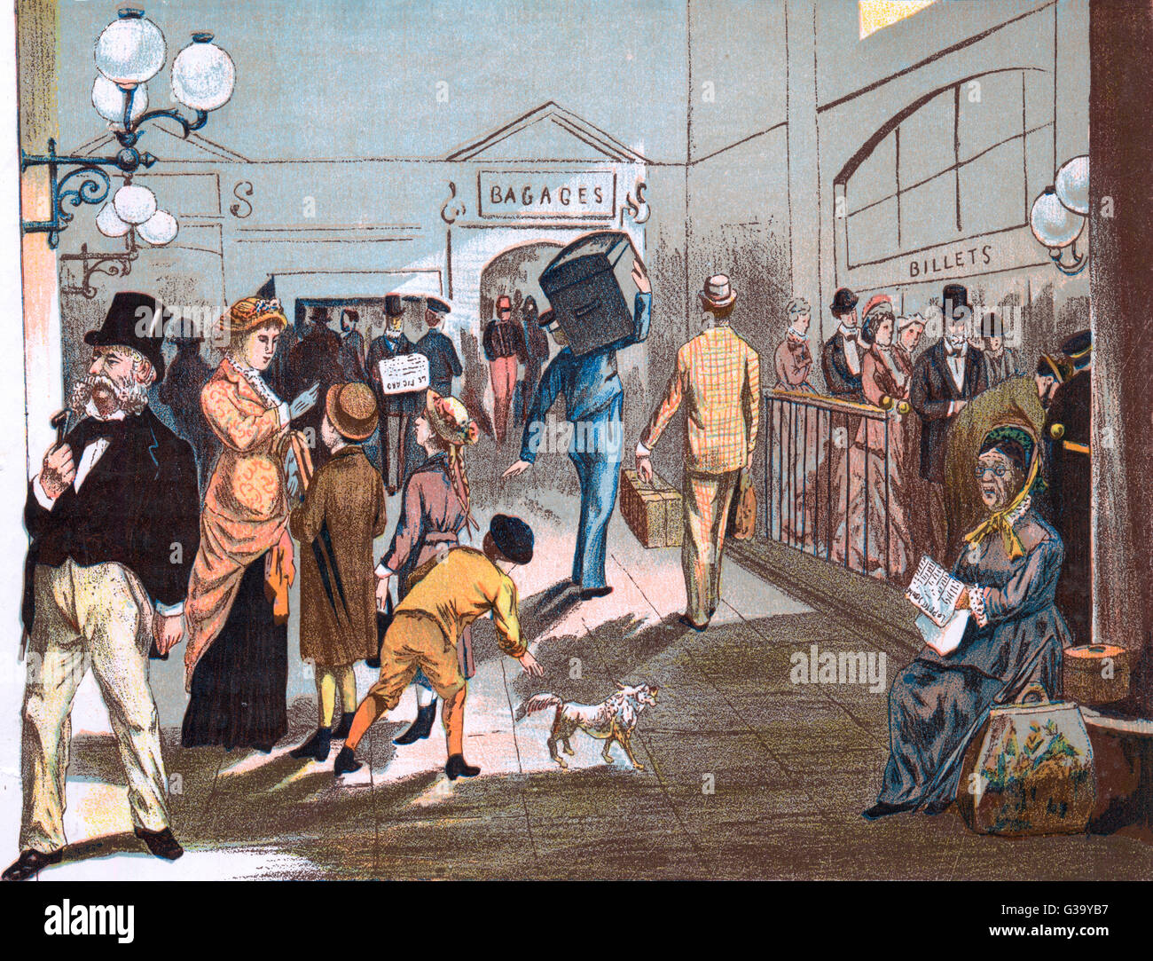 French Railway Station Stock Photo Alamy