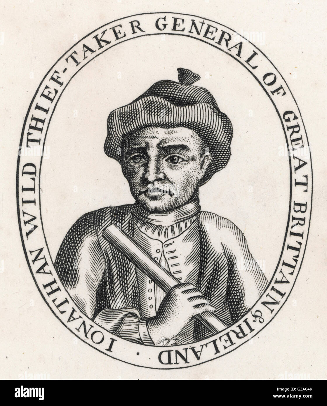JONATHAN WILD  English criminal and informer,  hanged at Tyburn       Date: ?1682 - 1725 Stock Photo