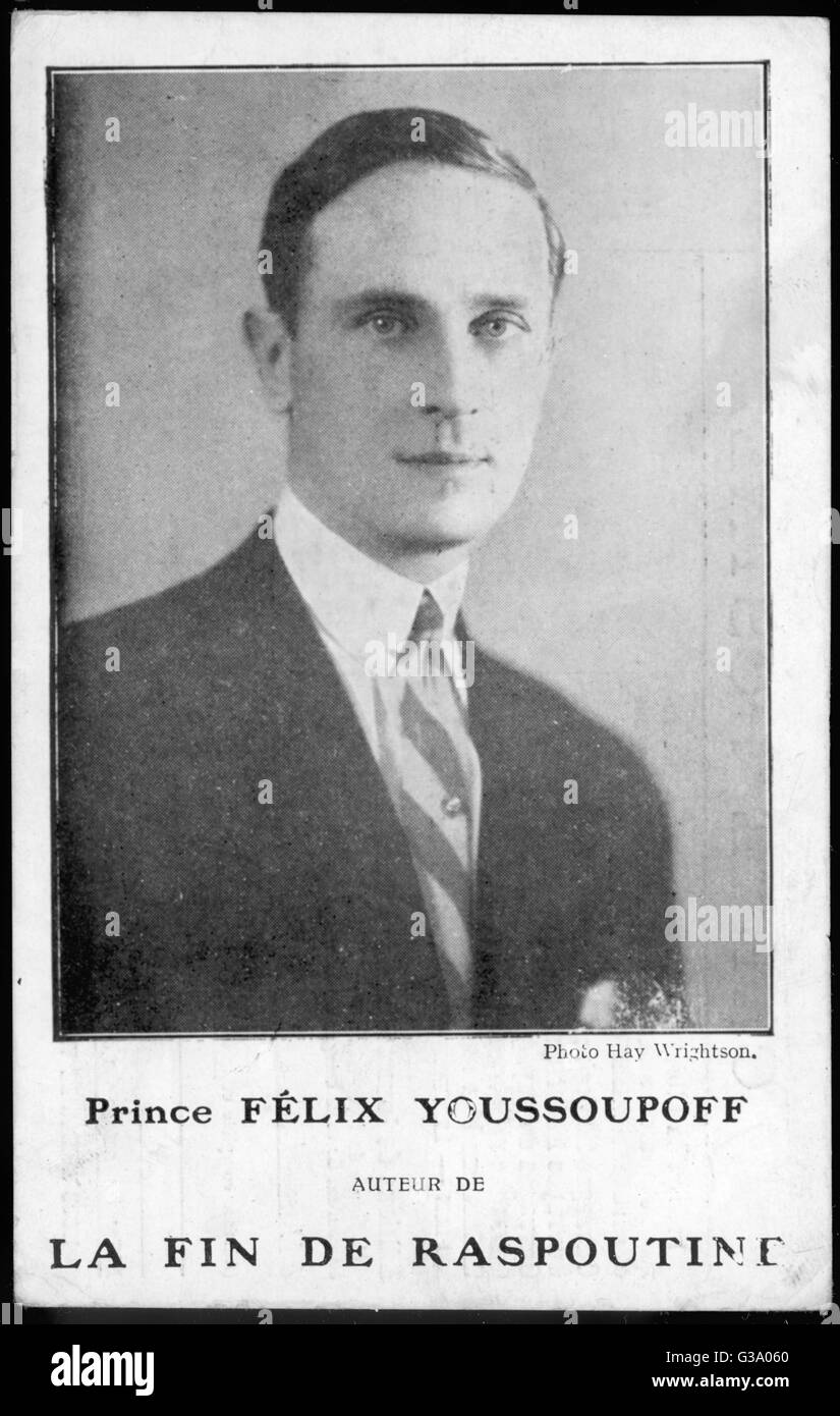 Felix Yusupov, one of the participants in the murder of Rasputin, together with his wife Irina, 1934, London Felix Yusupov, one of the participants in the murder of Rasputin, together with his wife Irina, 1934, London