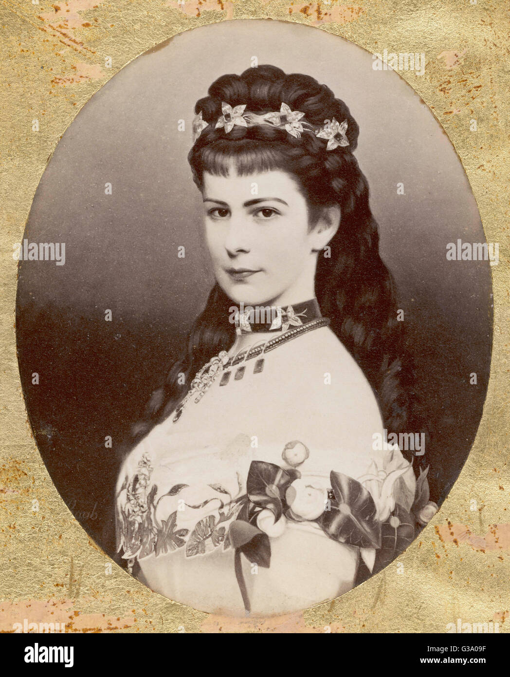 Elizabeth, Empress of Austria Stock Photo