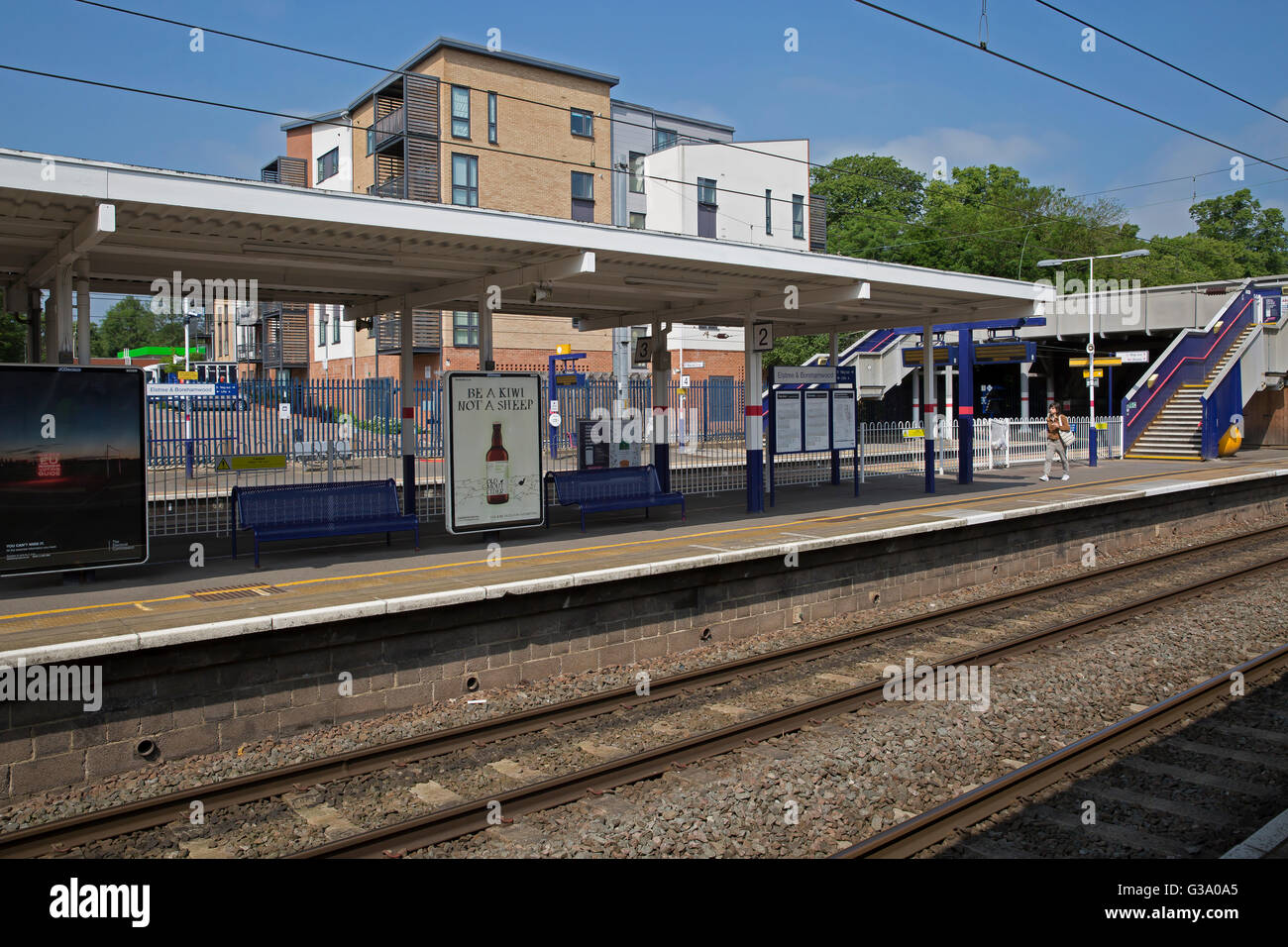 Elstree and Borehamwood Railway Station Stock Photo Alamy