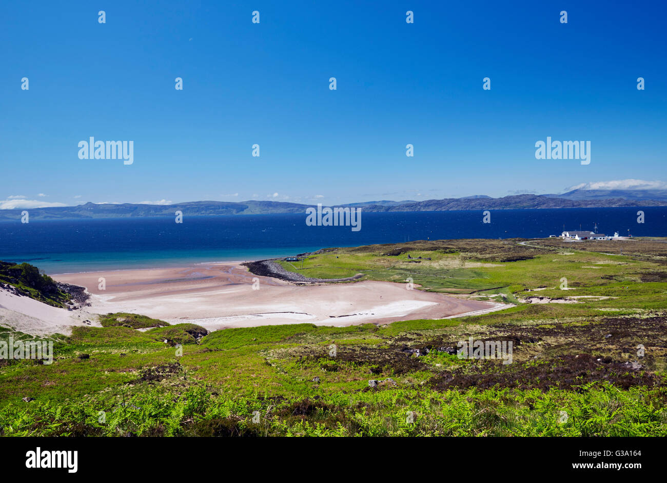 Beach near Applecross. Applecross Peninsula, Ross and Cromarty, Scotland. Stock Photo