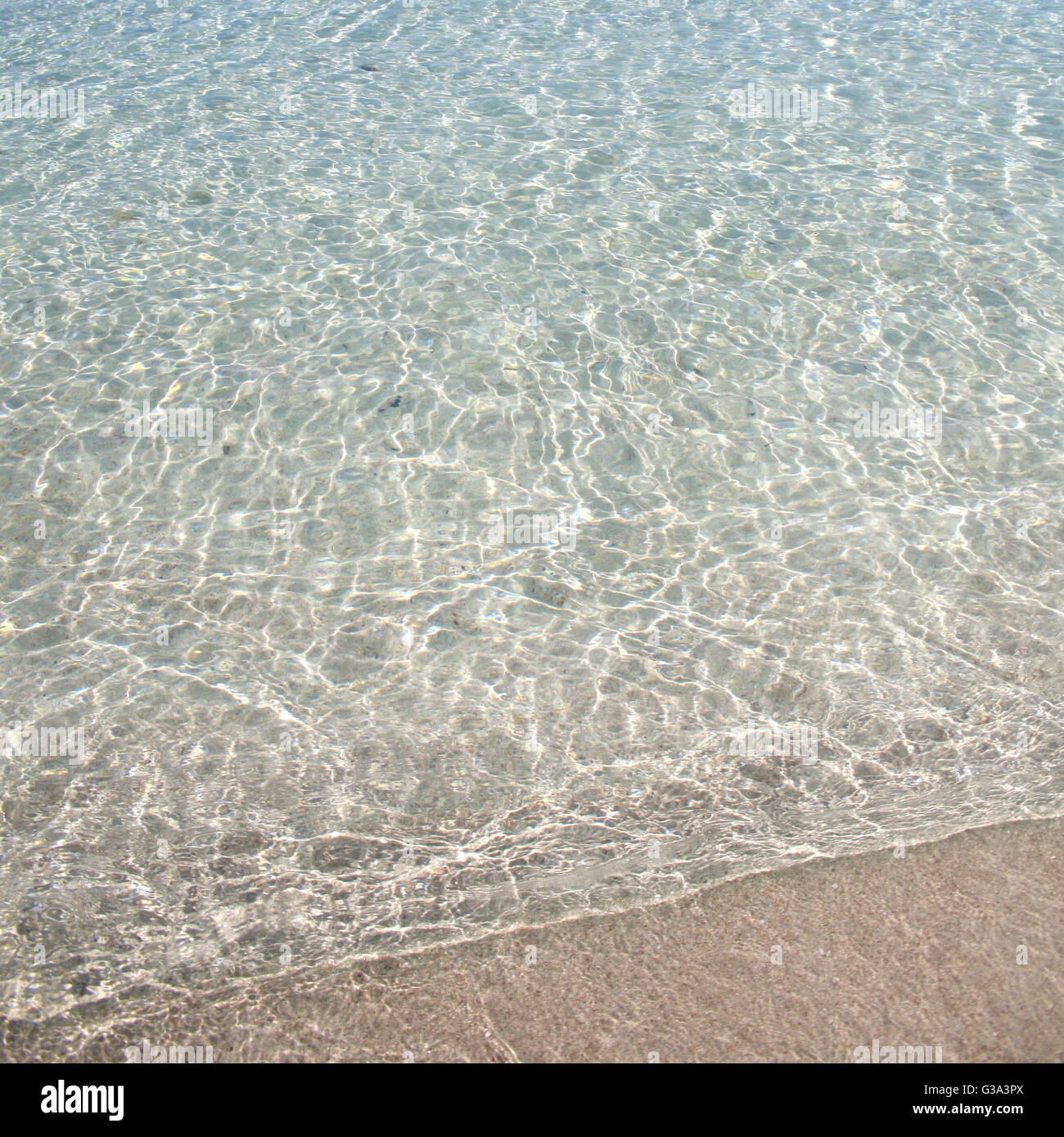 Crystalline Water texture Salento, Puglia, Italy Stock Photo Alamy
