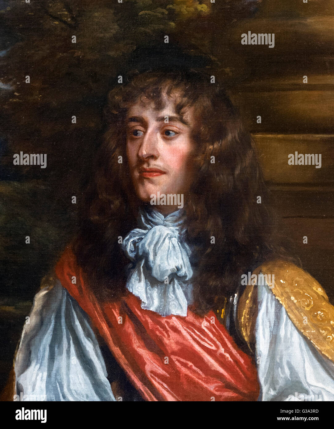 James II and VII (1633–1701), King of England and Ireland as James II and King of Scotland as James VII. Portrait by Sir Peter Lely, oil on canvas, 1661. Stock Photo