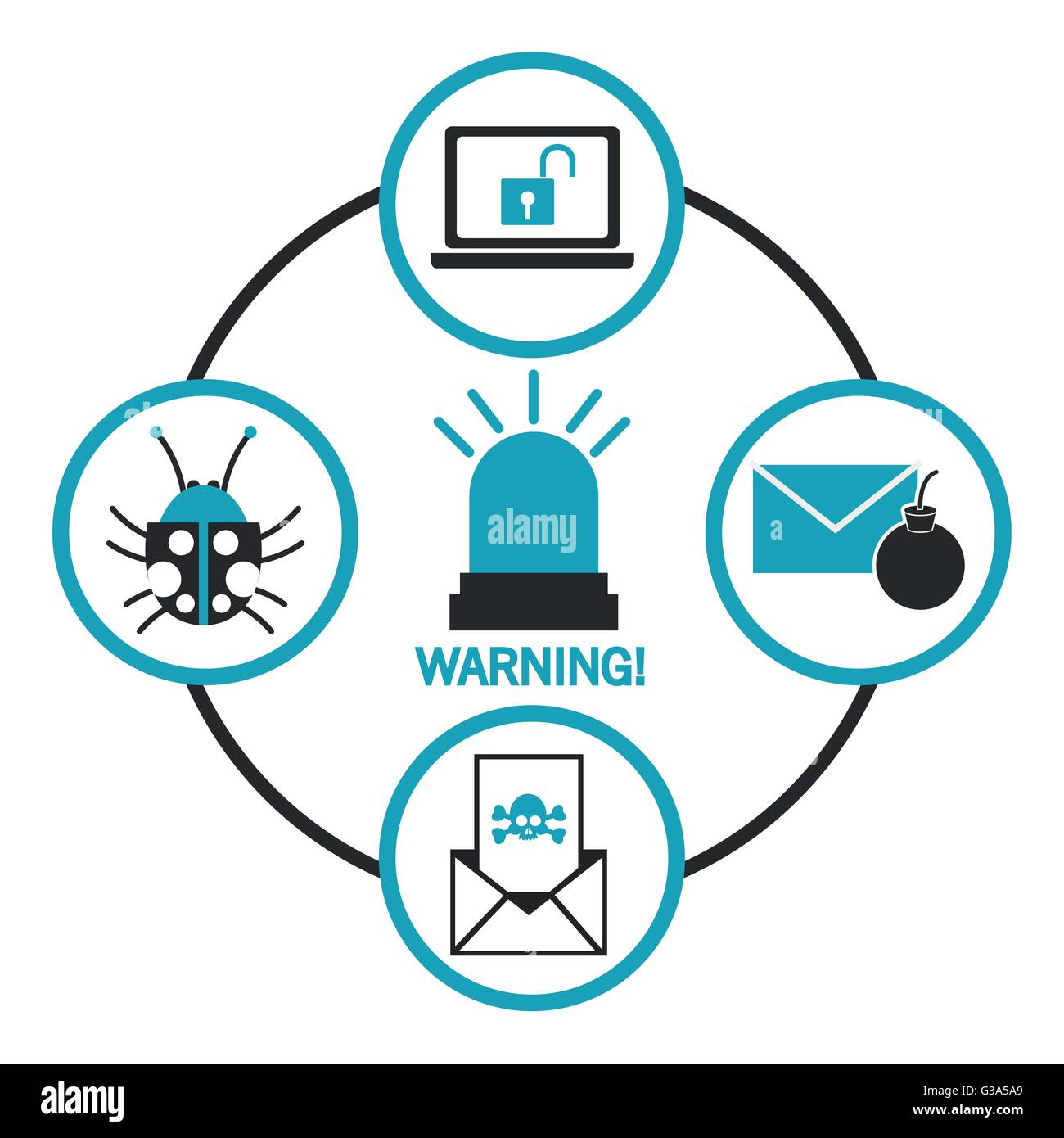 Cyber Security design , vector illustration Stock Vector Image & Art ...