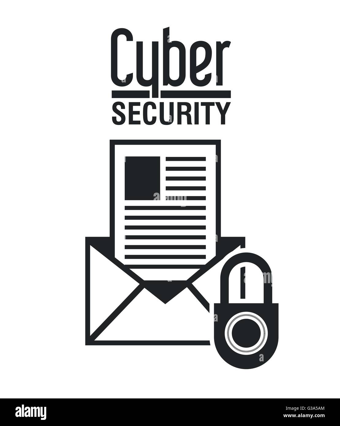 Cyber Security design , vector illustration Stock Vector Image & Art ...