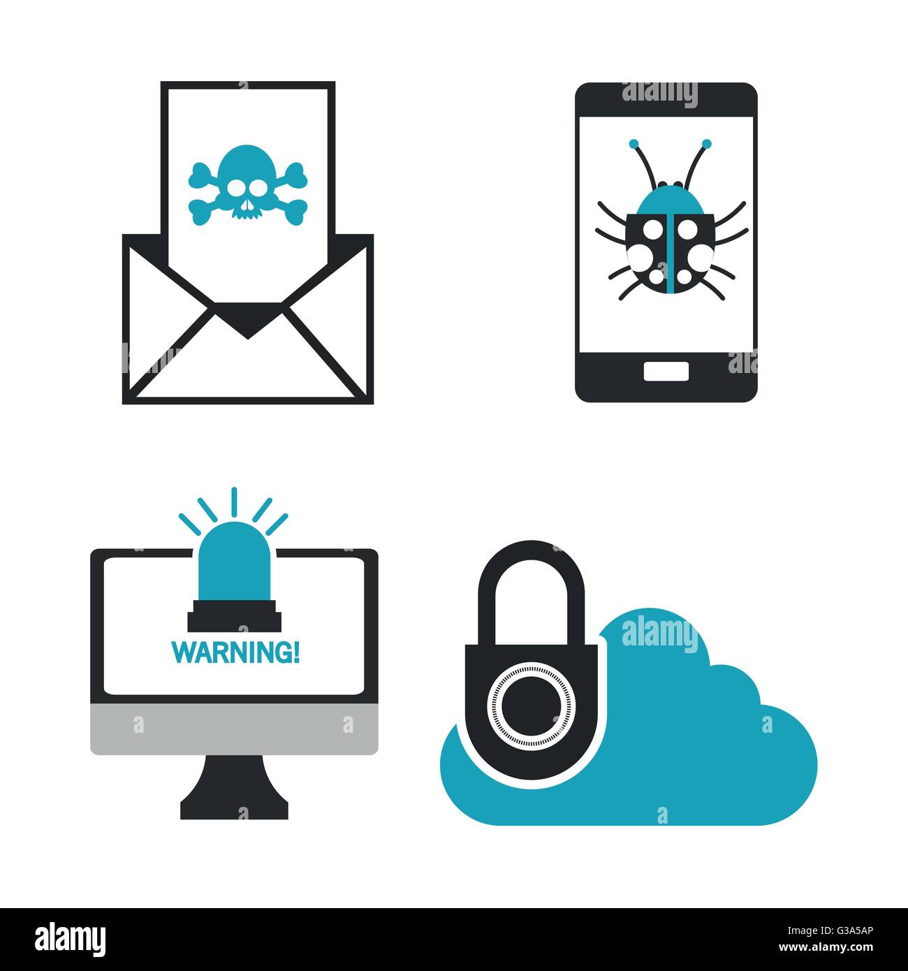 Cyber Security design , vector illustration Stock Vector Image & Art ...