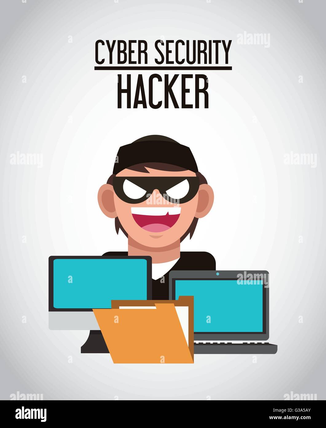Cyber Security design , vector illustration Stock Vector Image & Art ...
