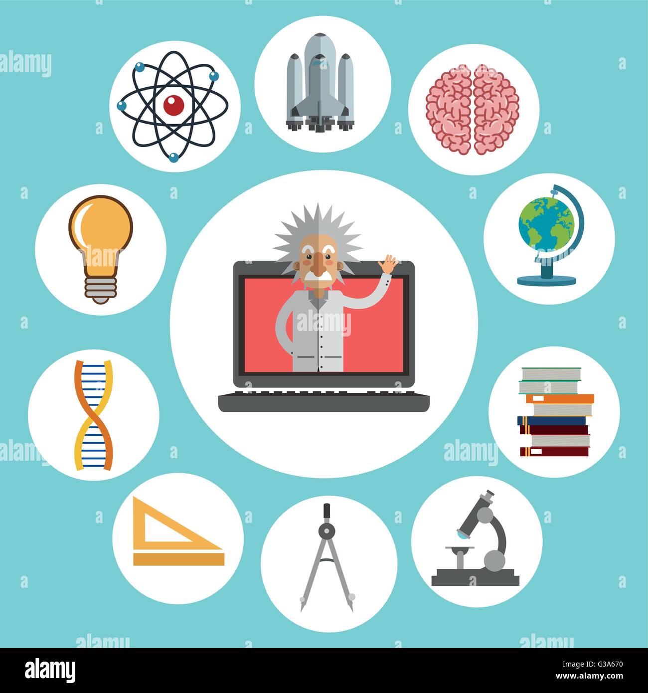 Science icons design , vector illustration Stock Vector Image & Art - Alamy