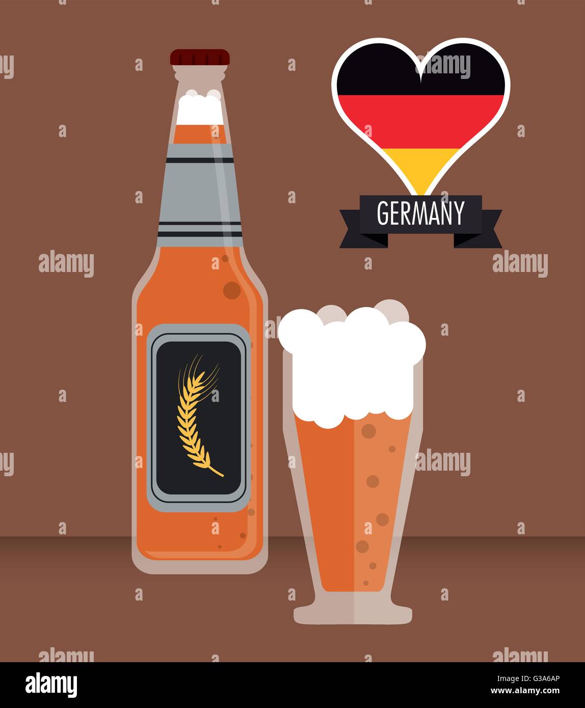 Germany design. Culture icon. vector illustration Stock Vector Image ...