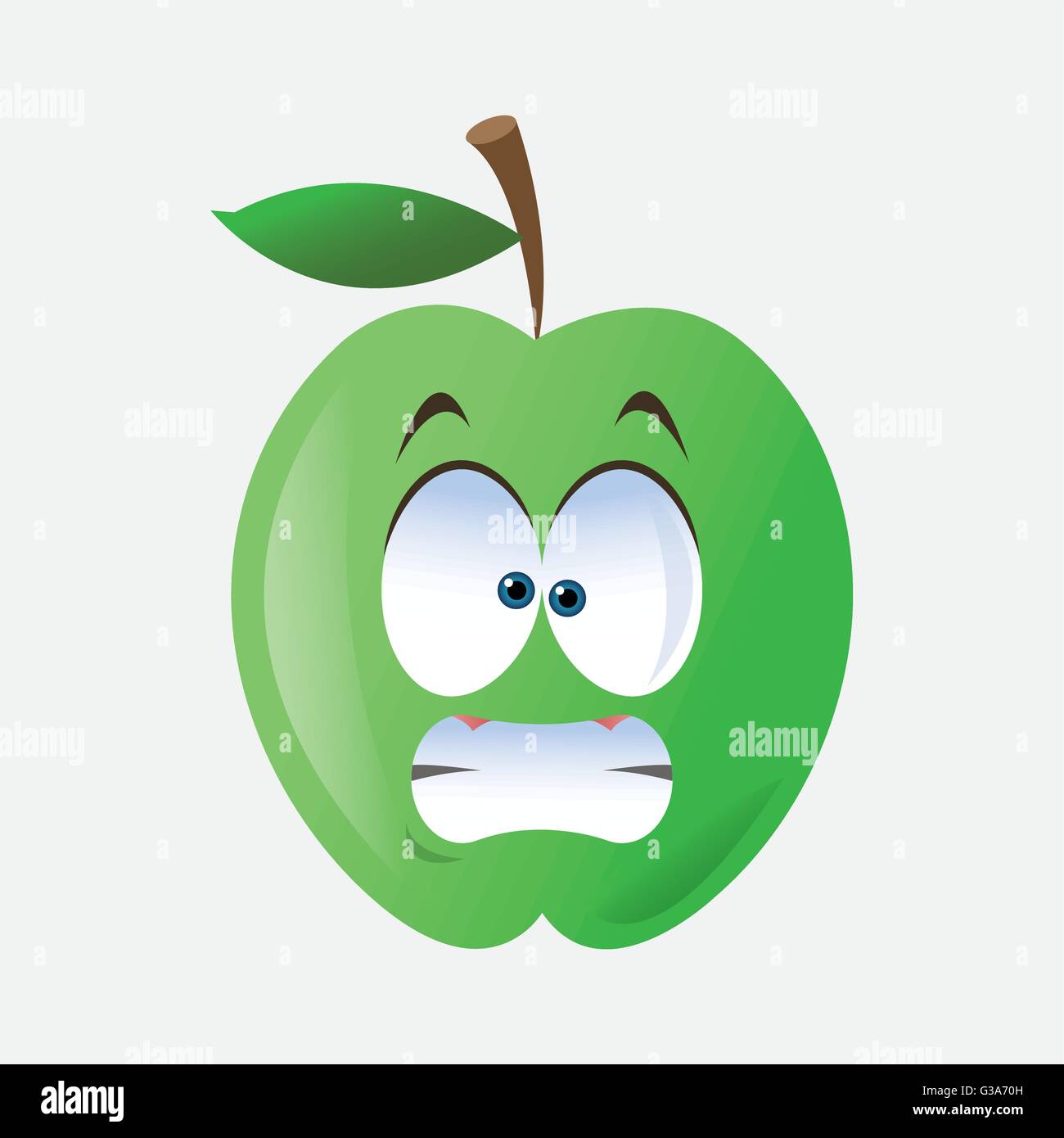 Apple shape cartoon Stock Vector Image & Art Alamy
