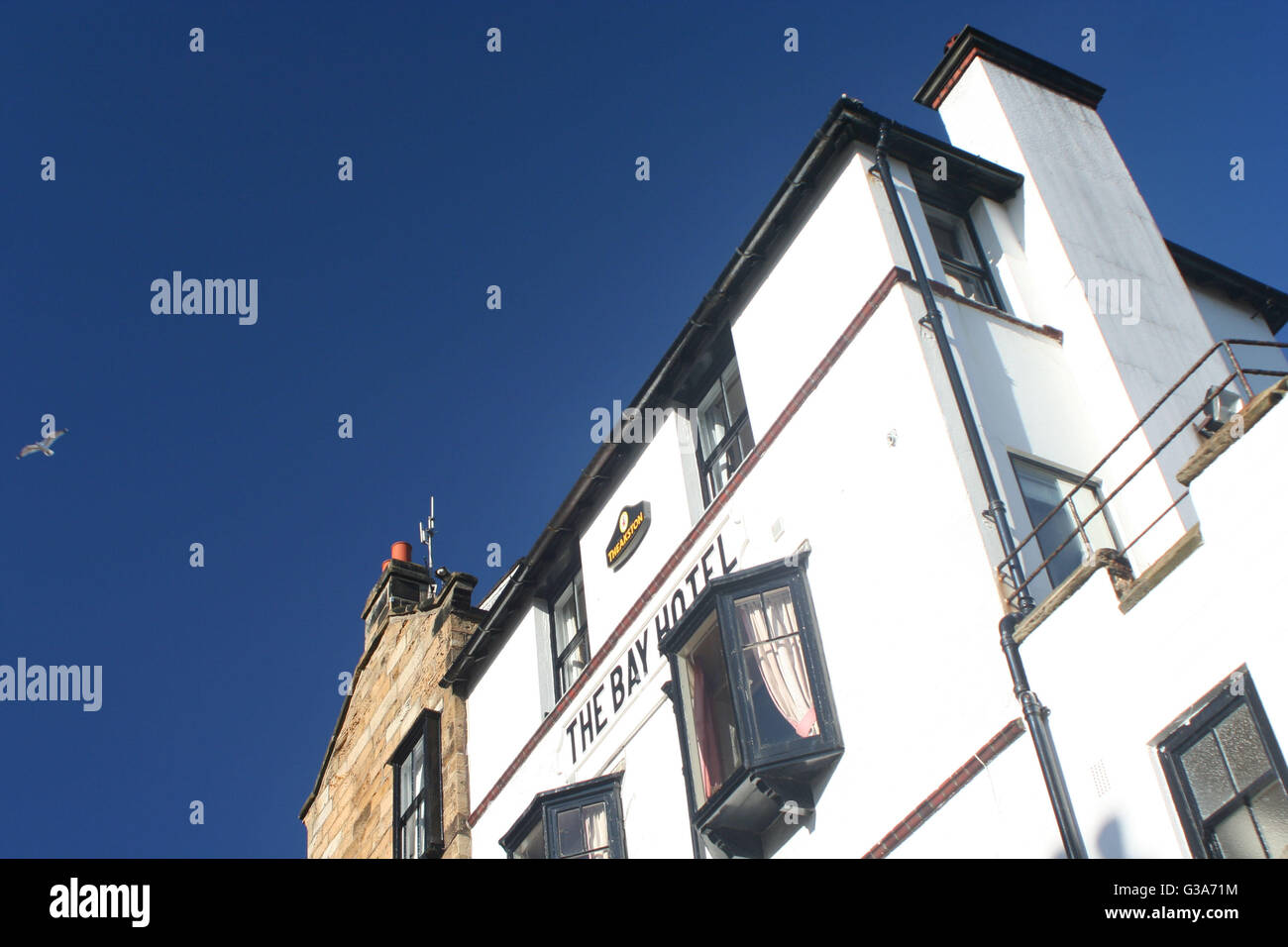 The Bay Hotel, Robin Hood's Bay Stock Photo - Alamy