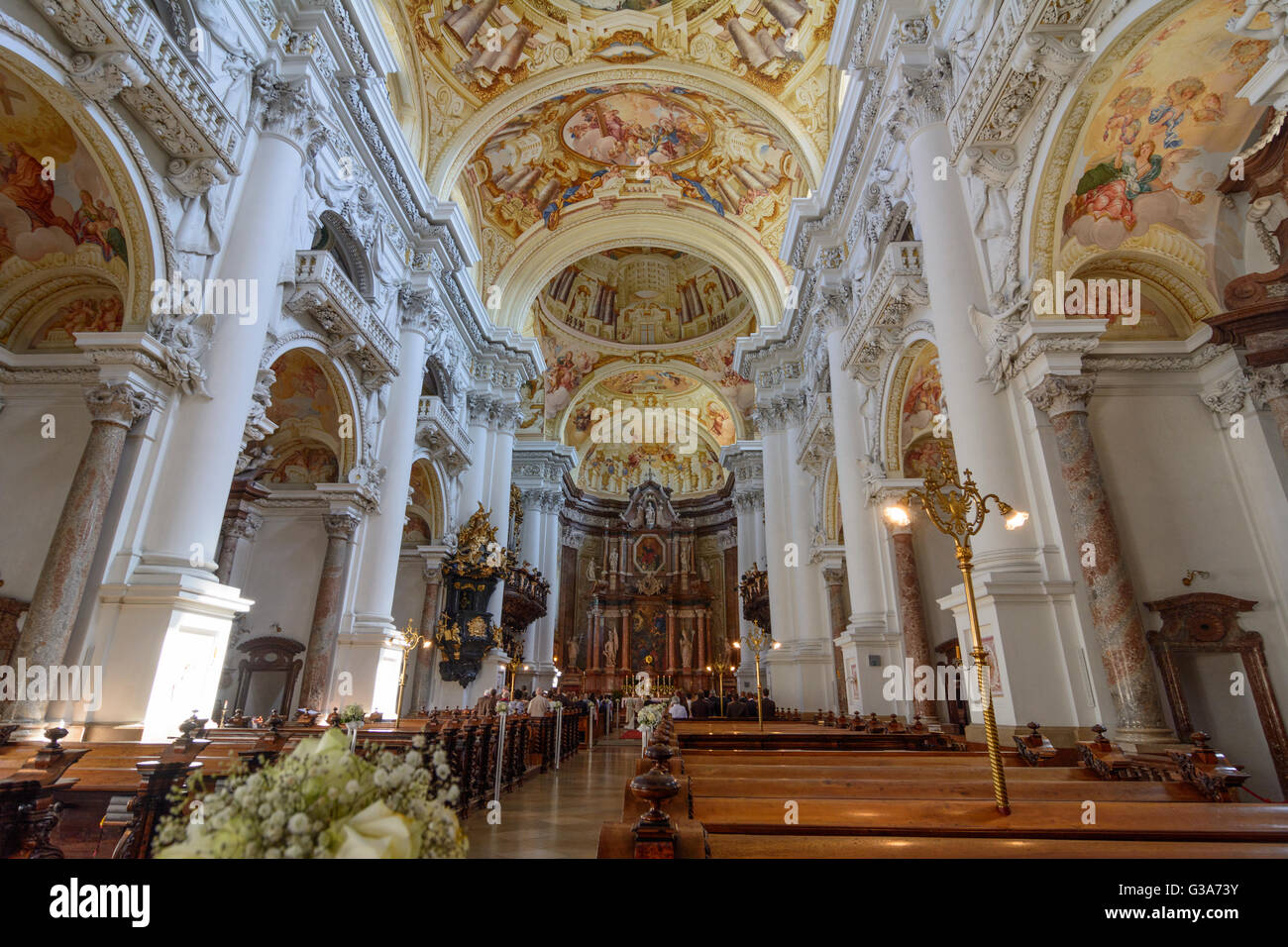 St. Florian monastery: church, Austria, Oberösterreich, Upper Austria ...