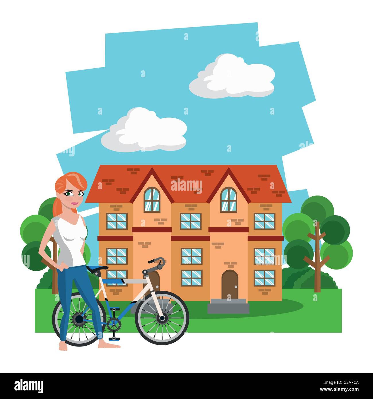 Healthy lifestyle design , vector Stock Vector Image & Art - Alamy