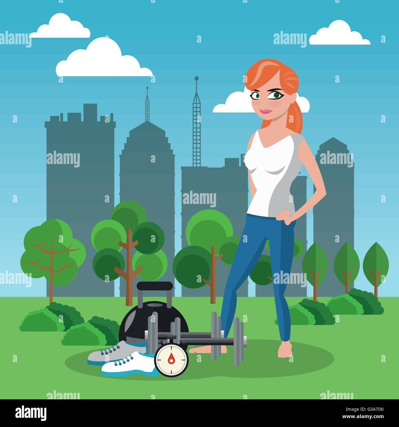 Healthy lifestyle design , vector Stock Vector Image & Art - Alamy