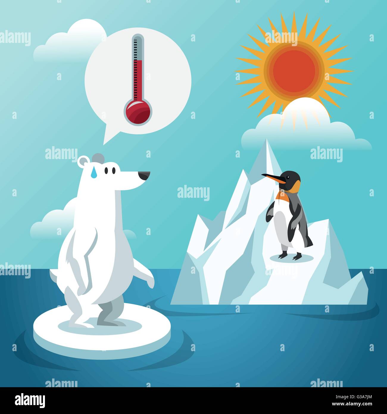 Global warming design Stock Vector Image & Art - Alamy