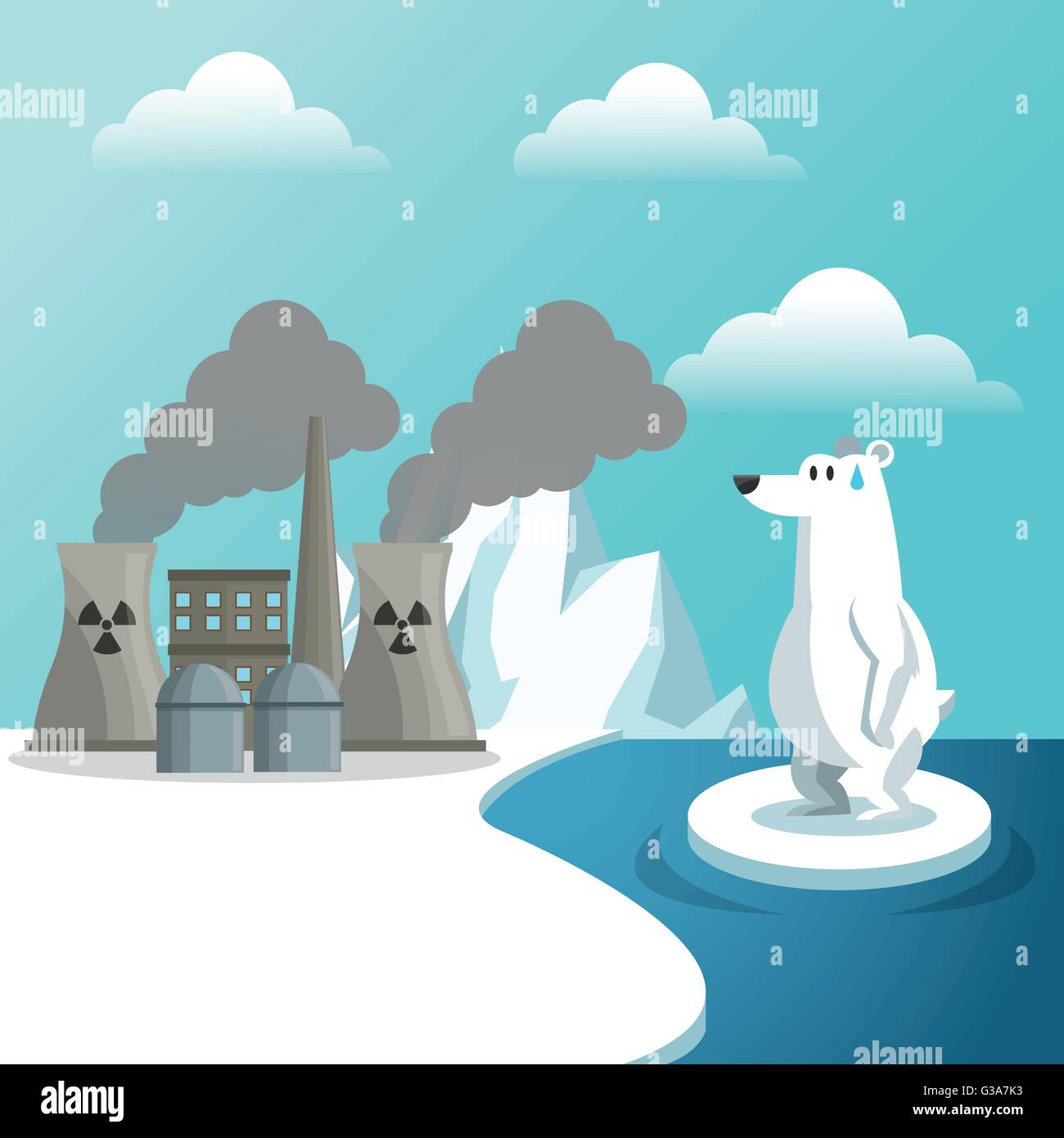 Global warming design Stock Vector Image & Art - Alamy