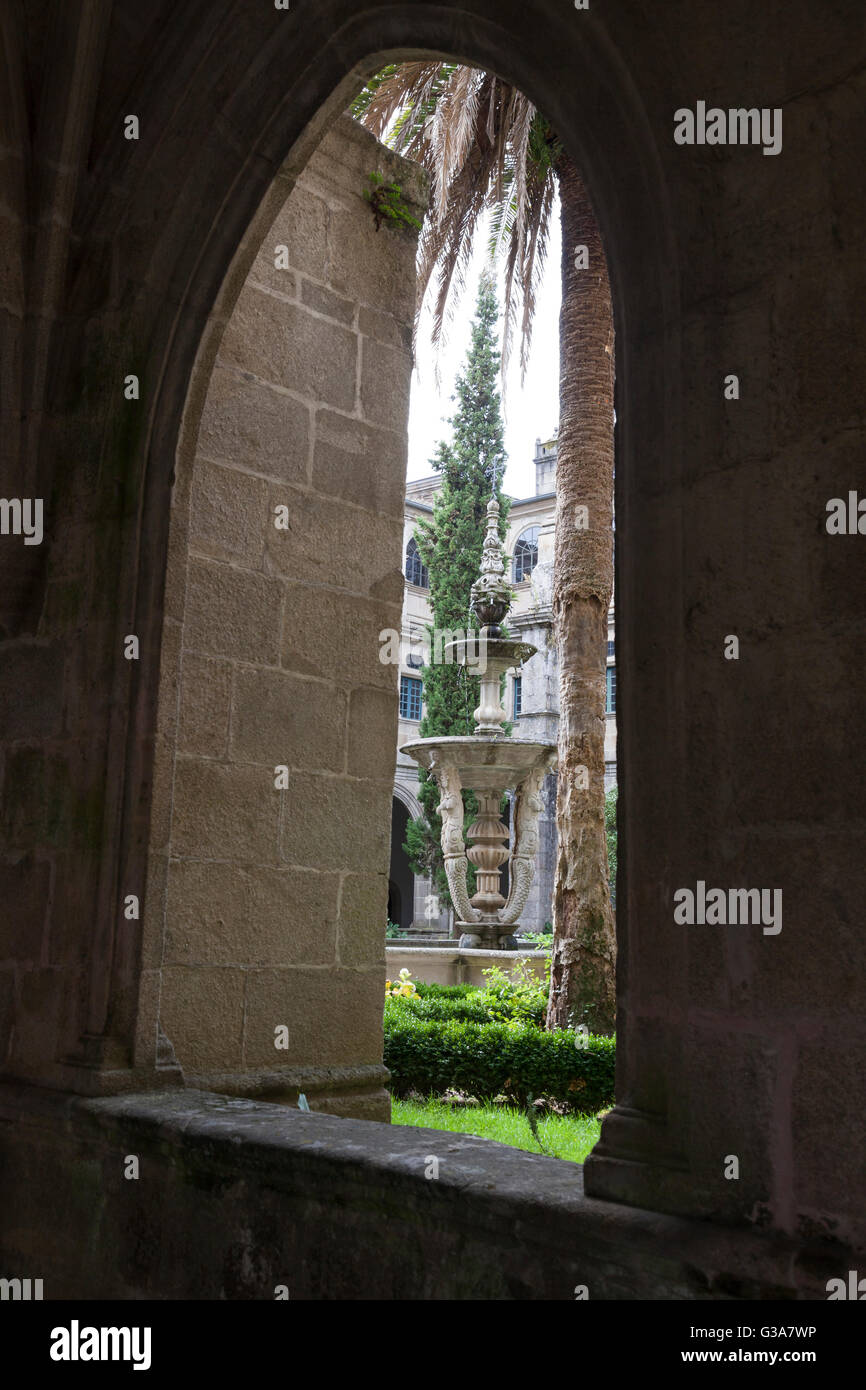 Samos, Spain El Claustro de las Nereidas at the Benedictine Monastery