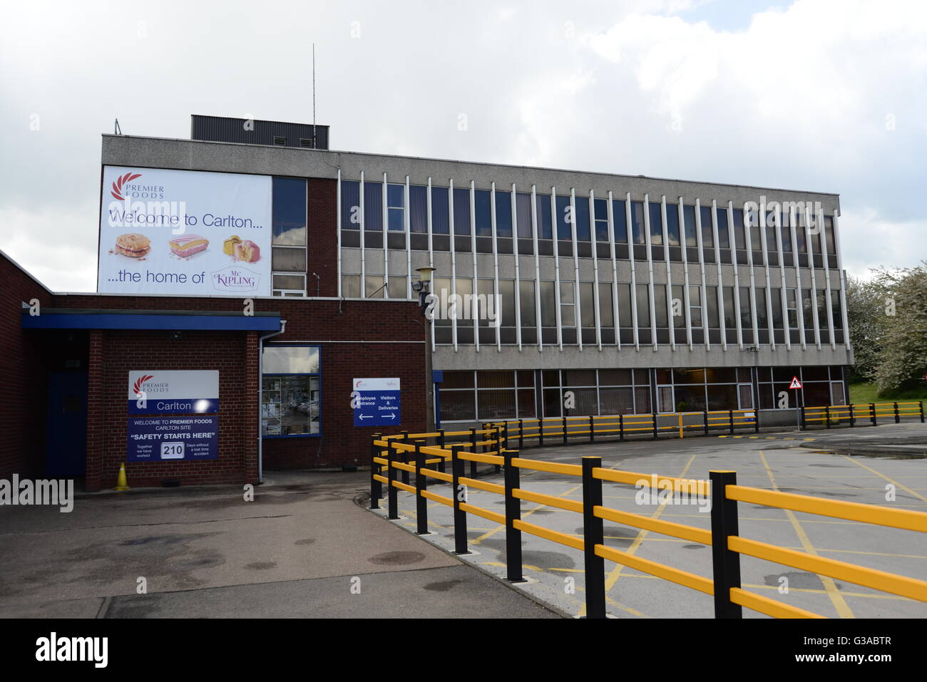 Premier Foods factory, Carlton, Barnsley, South Yorkshire, UK Stock