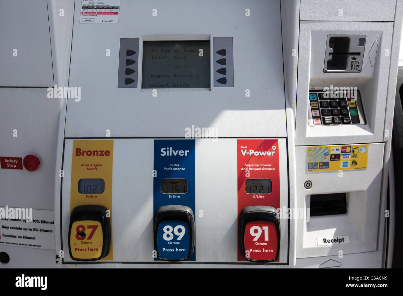 Shell gas station in Kingston, Ont., on June 9, 2016 Stock Photo Alamy