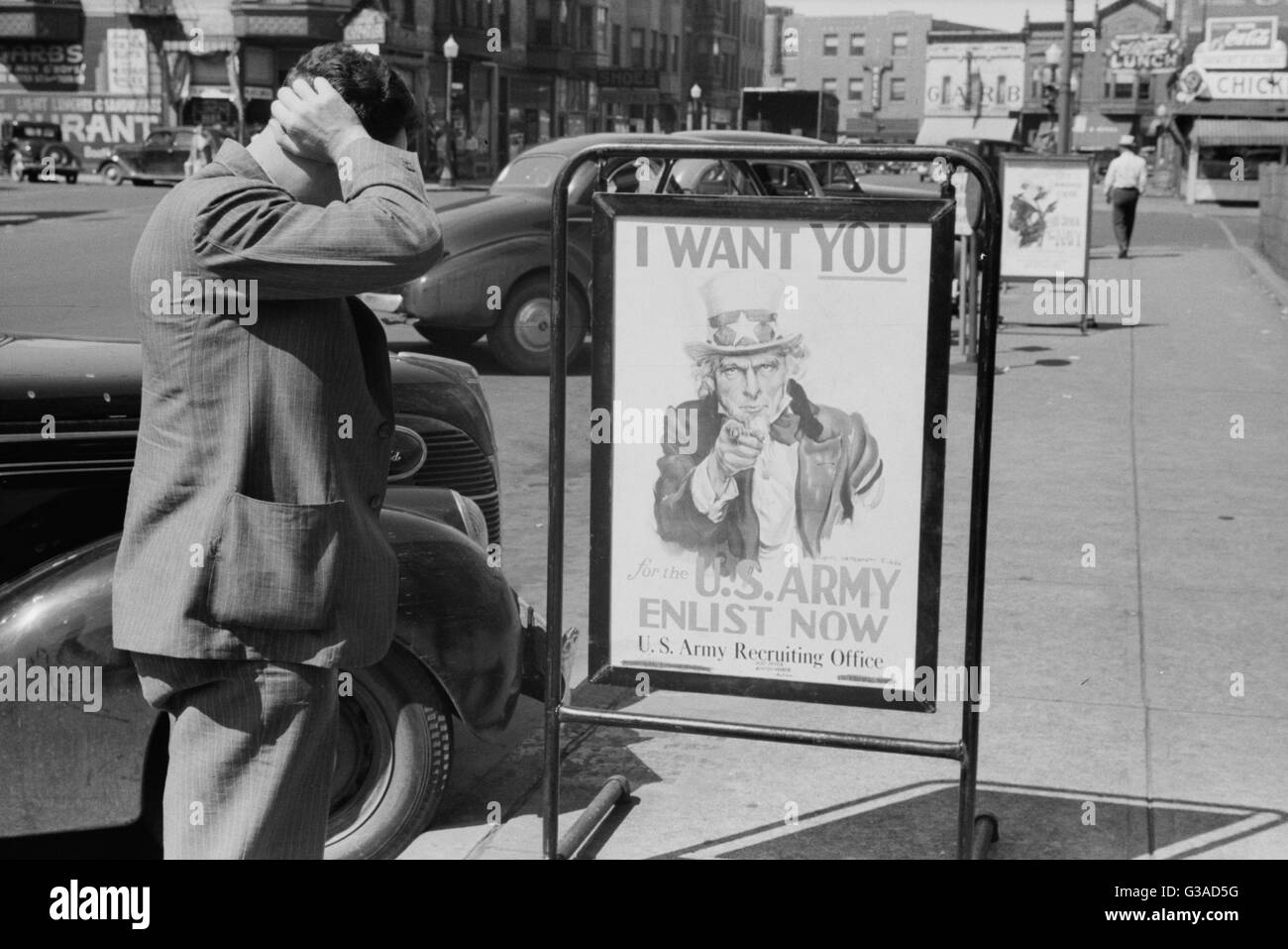 In front of post office, Benton Harbor, Michigan Stock Photo Alamy