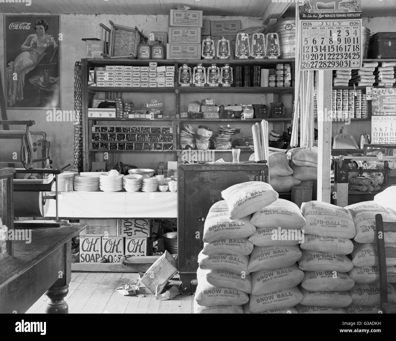 General store interior. Moundville, Alabama Stock Photo