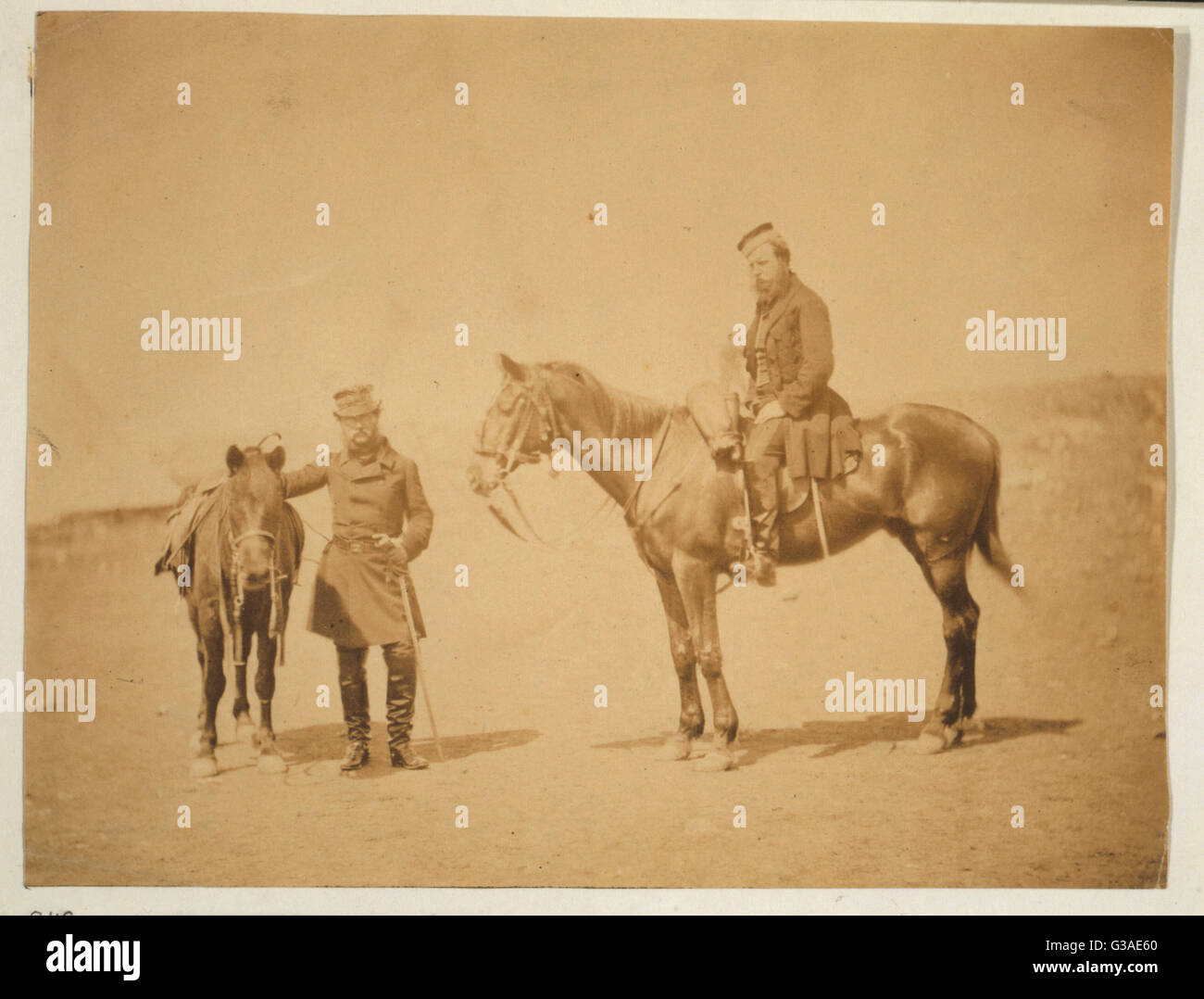 Colonel Adye & Captain Whitmore Stock Photo Alamy