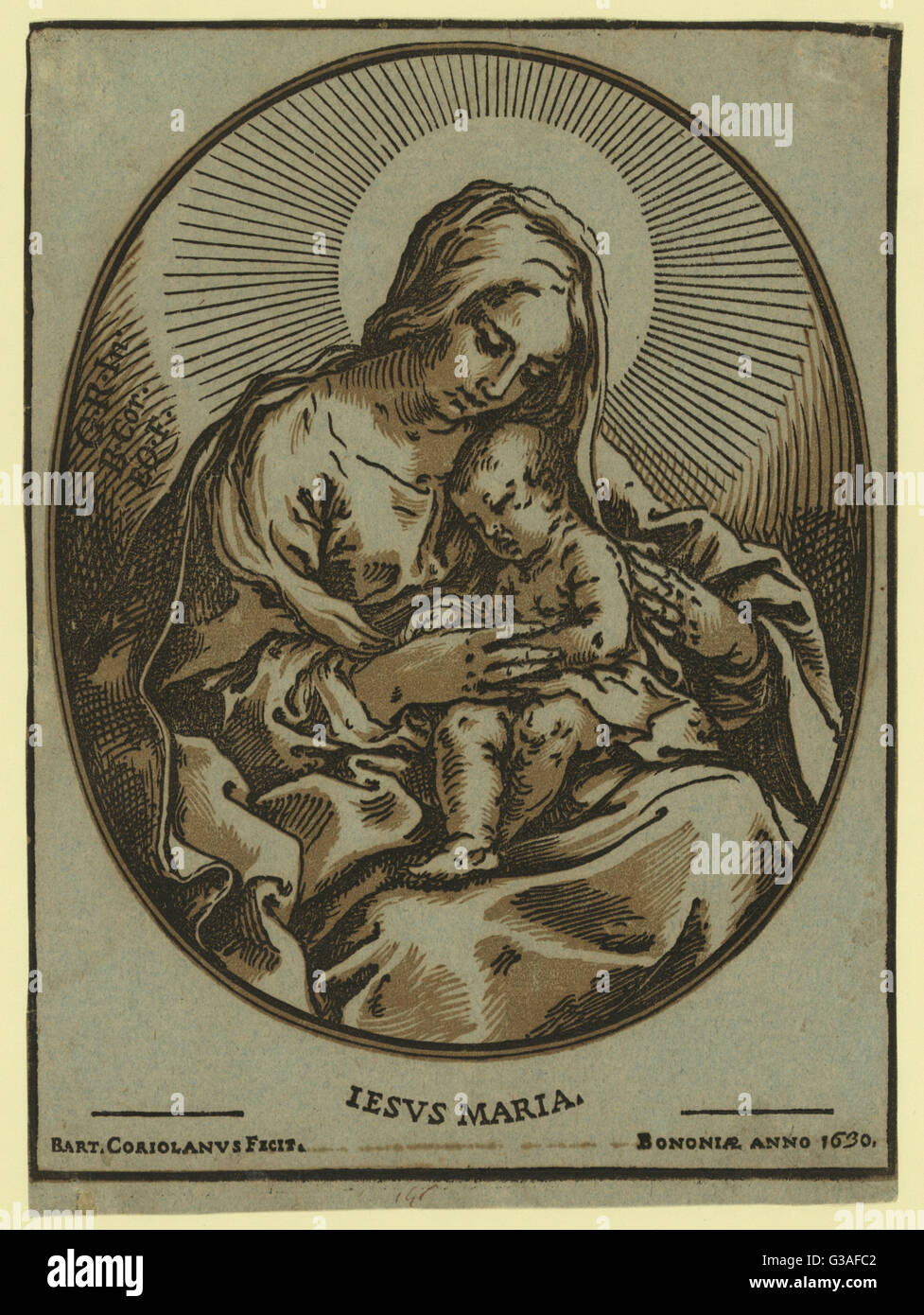 The Virgin and Child Stock Photo