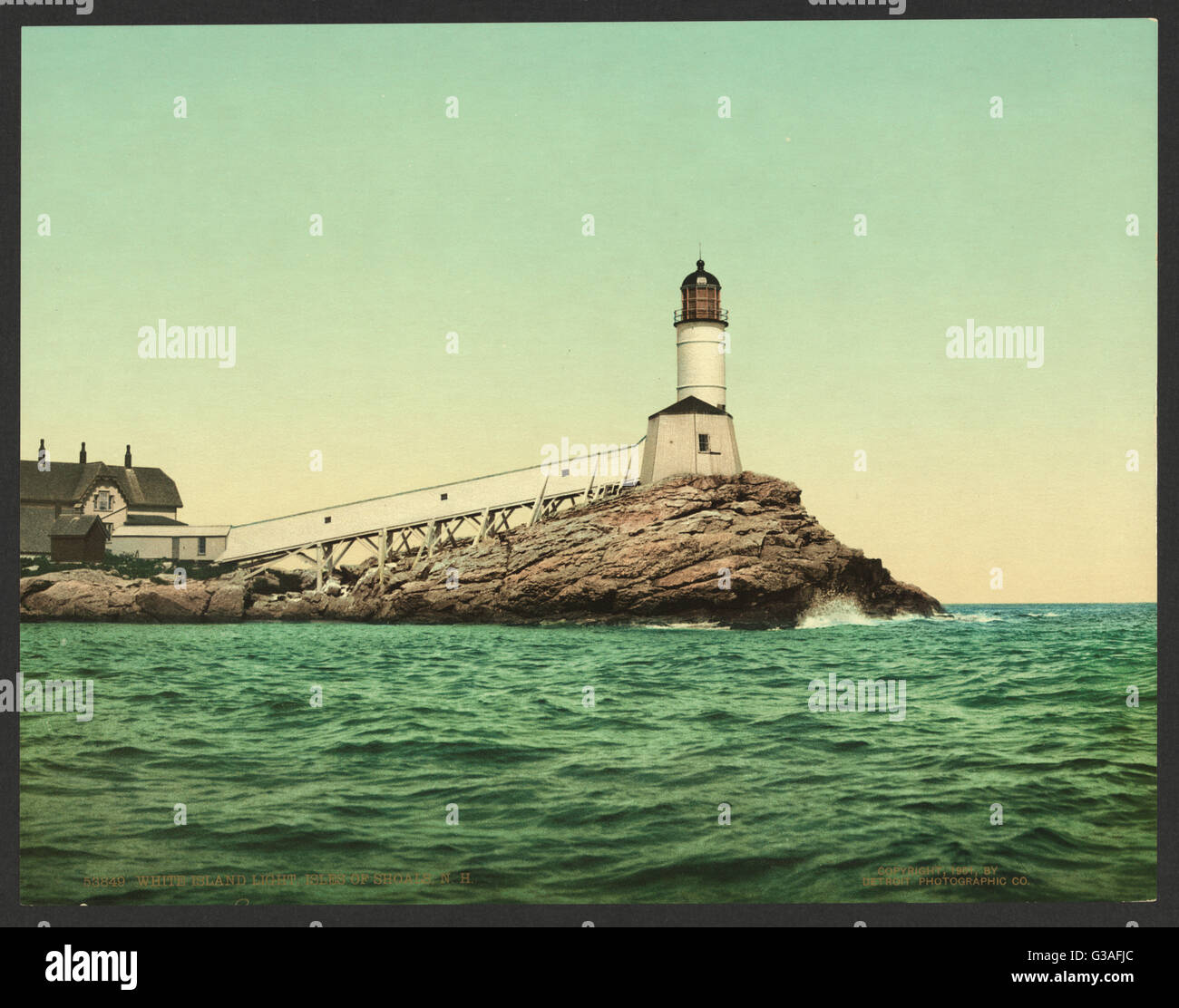 White Island Light, Isles of Shoals, N.H Stock Photo Alamy