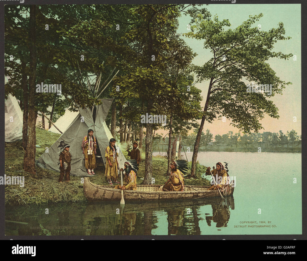 Charles Russell /"Return of the Hunters/" Indian Camp