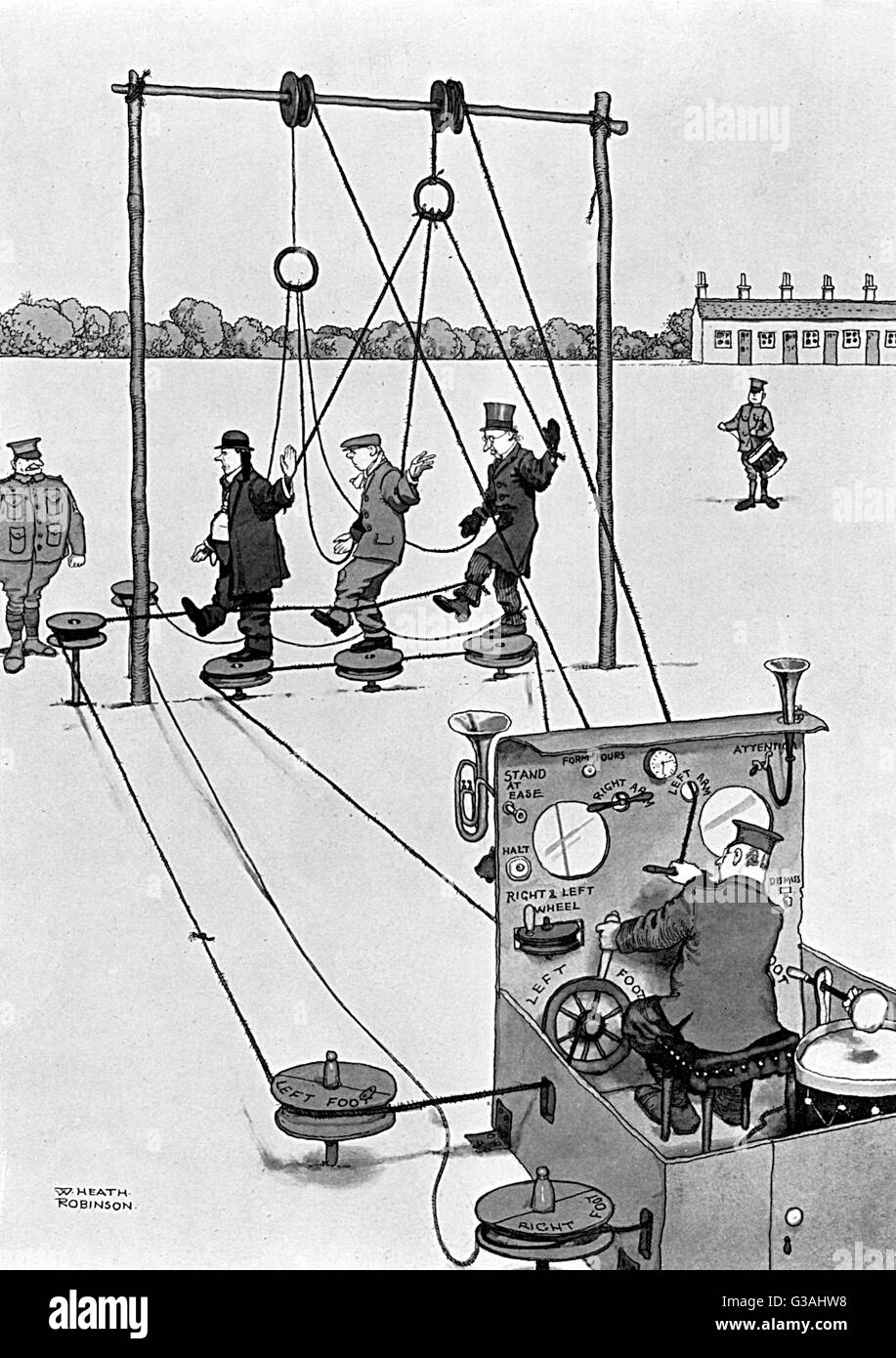 Heath robinson cartoon hi-res stock photography and images - Alamy