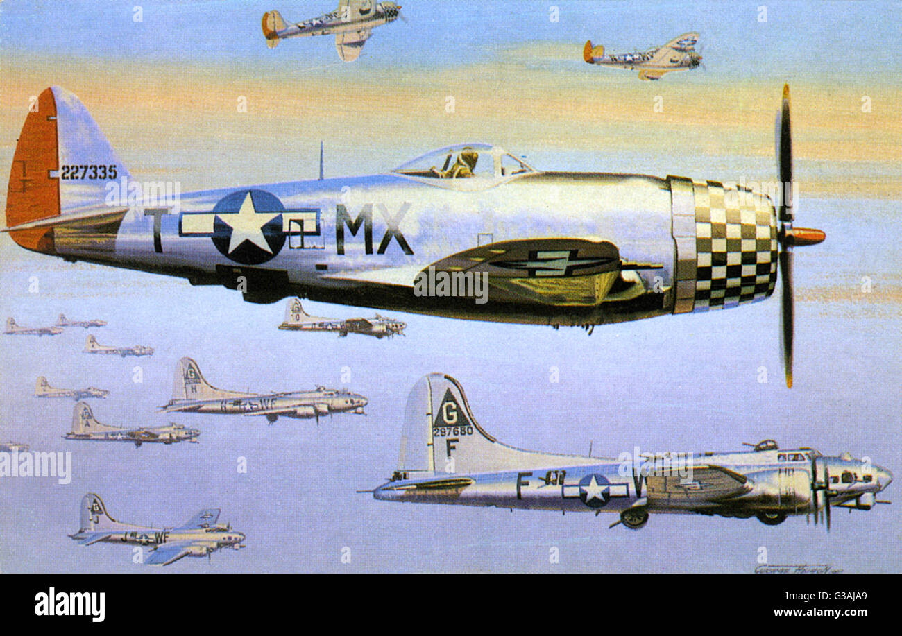 Republic P47D25RE Thunderbolts of the 82nd Squadron 78th Fighter